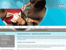 Tablet Screenshot of praguedentalclinic.cz